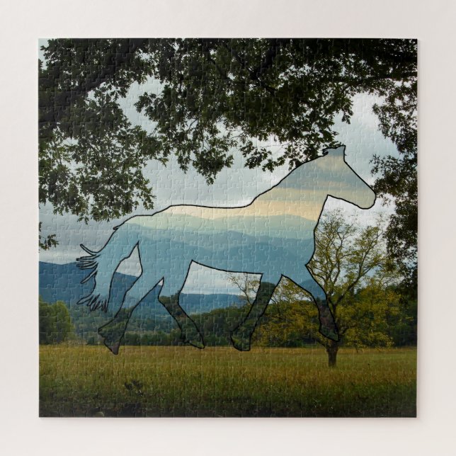 Puzzle Caballo Blue Ridge (Vertical)