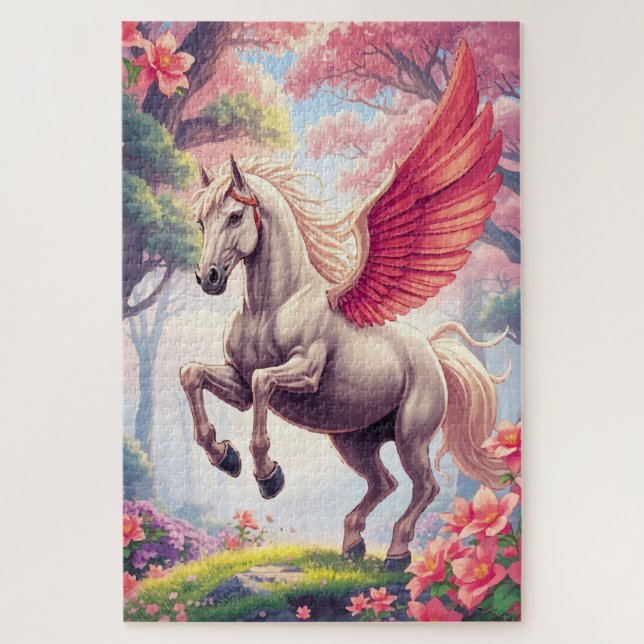 Puzzle Caballo con alas (Vertical)