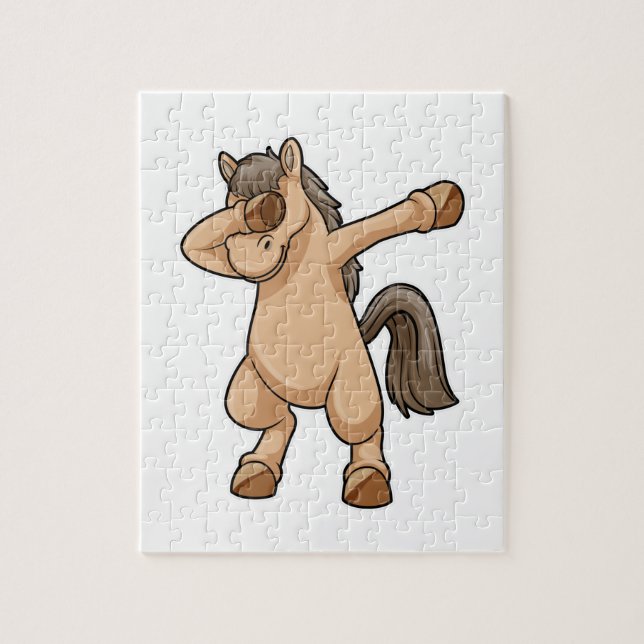 Puzzle Caballo con baile de hip hop (Vertical)