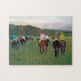 Puzzle Caballo de carreras Longchamp, Edgar Degas