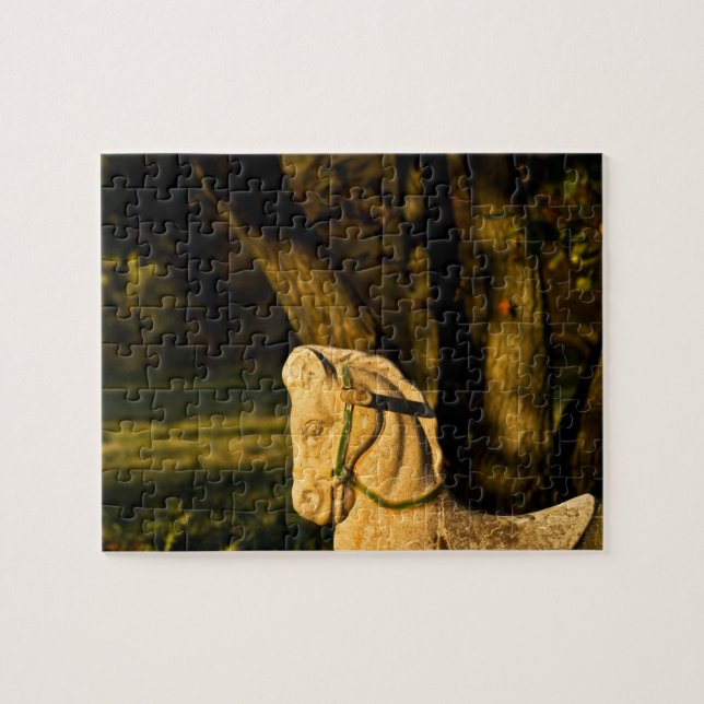 Puzzle Caballo de castaño (Horizontal)