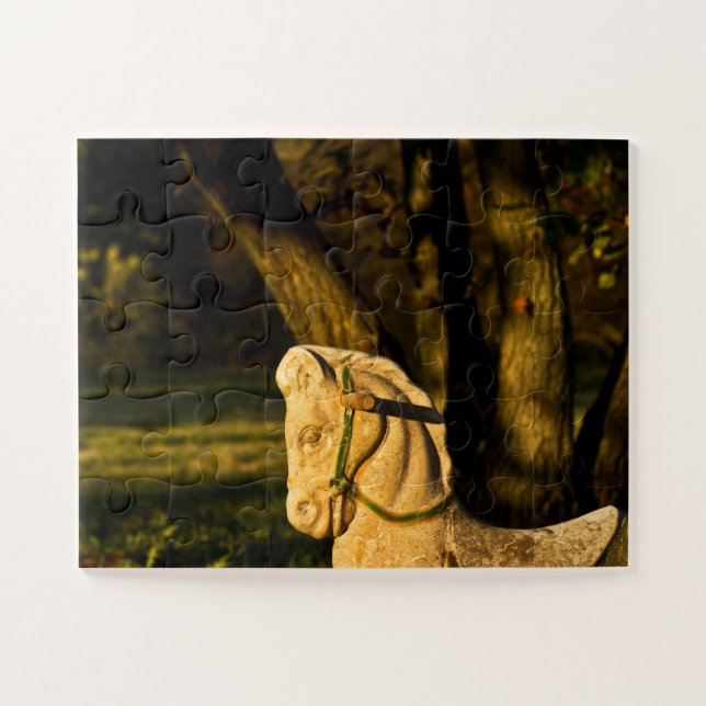 Puzzle Caballo de castaño (Horizontal)