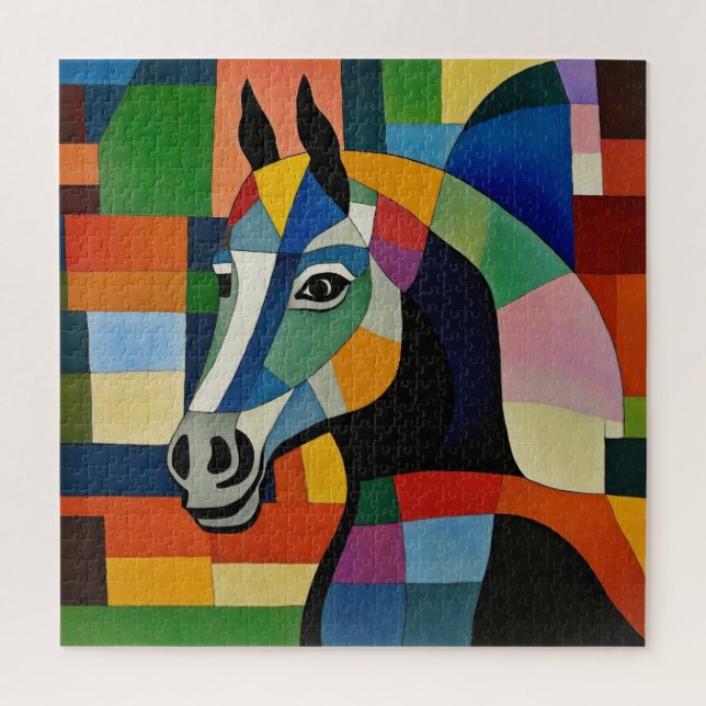 Puzzle Caballo de Colores (Vertical)