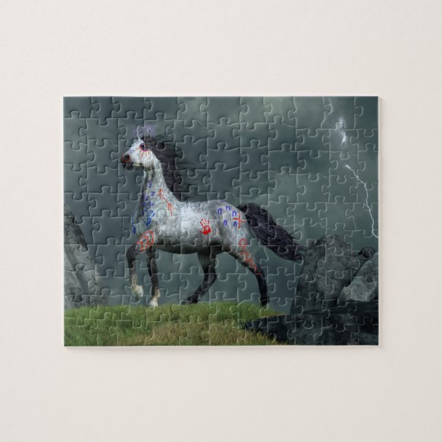 Puzzle Caballo de Guerra de la Tormenta (Horizontal)