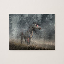 Puzzle Caballo de Guerra Gris Dapple