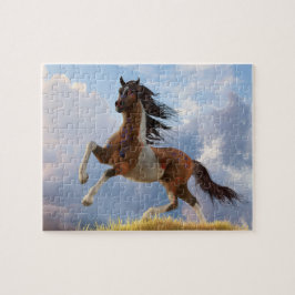 Puzzle Caballo de guerra pintado