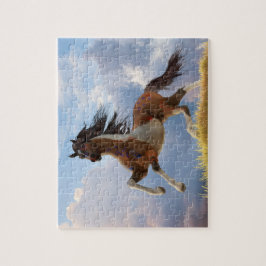 Puzzle Caballo de guerra pintado