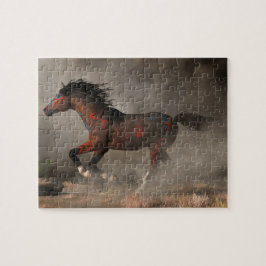 Puzzle Caballo de Guerrero Galloping