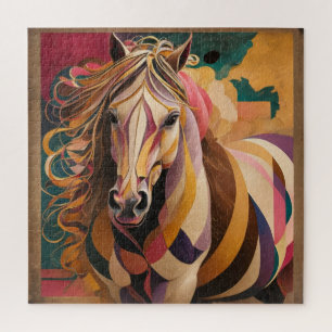 Puzzle Caballo de Kandinsky y Malevich: Un maestro geomét