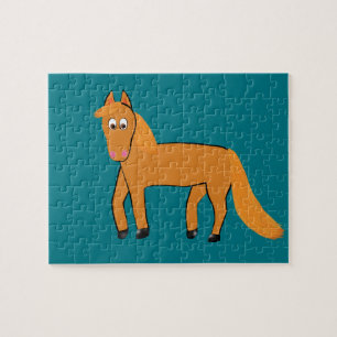 Puzzle Caballo de la castaña del dibujo animado