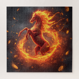 Puzzle Caballo de la Fortuna Ígnea – Llamas Furiosas de l