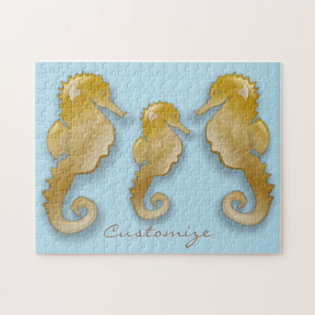 Puzzle Caballo de mar dorado Thunder_Cove (Horizontal)