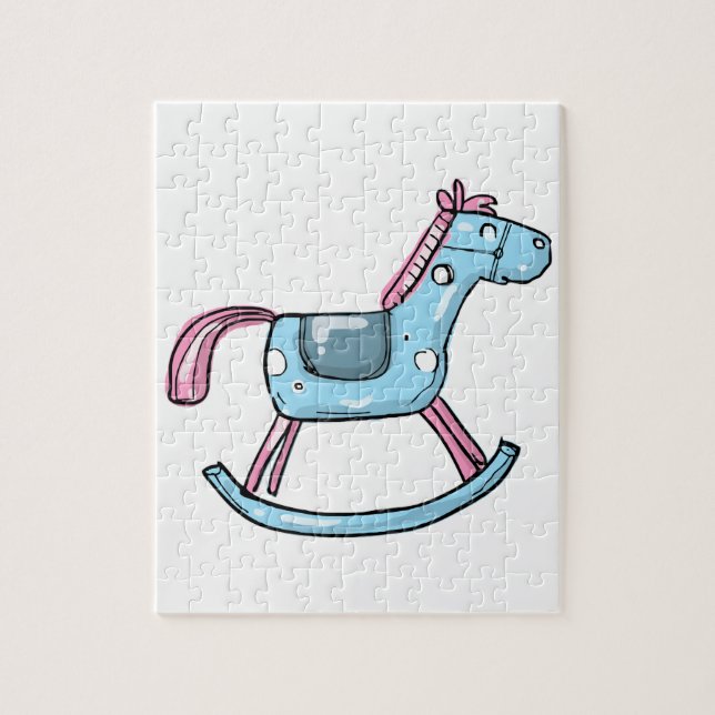 Puzzle Caballo de mecedora (Vertical)