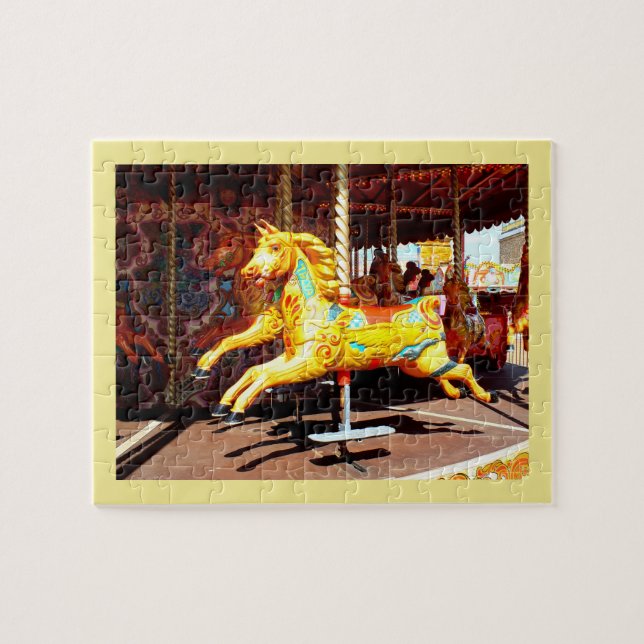 Puzzle Caballo de merry-go-round (Horizontal)