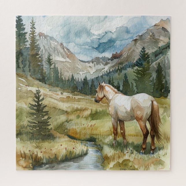 Puzzle Caballo de Montaña (Vertical)