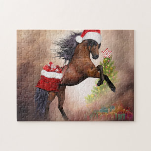 Puzzle Caballo de navidades