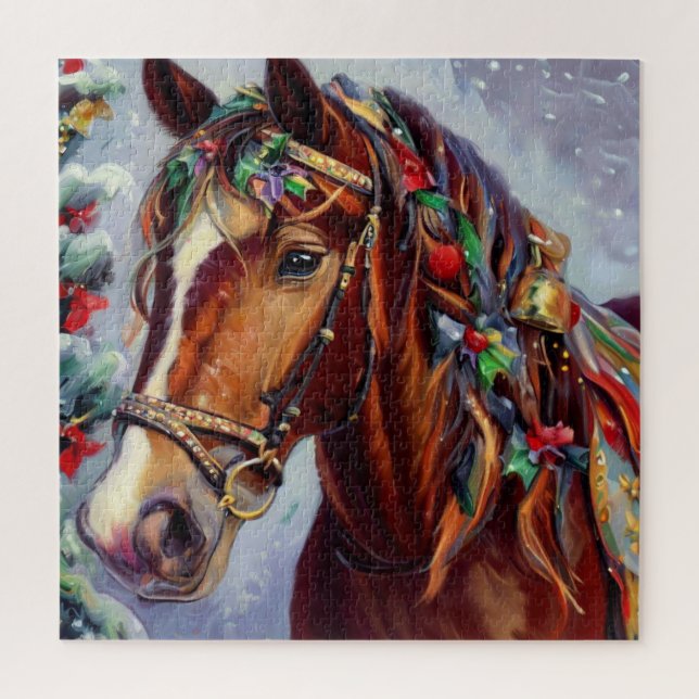 Puzzle Caballo de navidades (2) (Vertical)