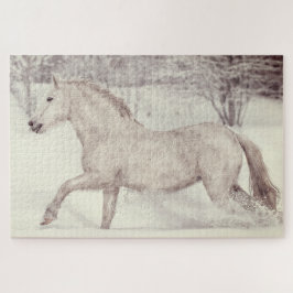 Puzzle Caballo de Navidades Snowley
