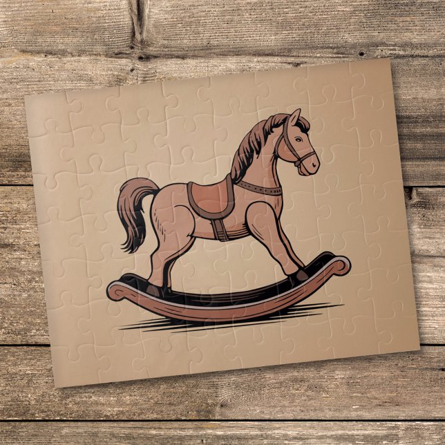 Puzzle Caballo de Rocas - Juguetes de Madera (Rocking Horse Puzzle)
