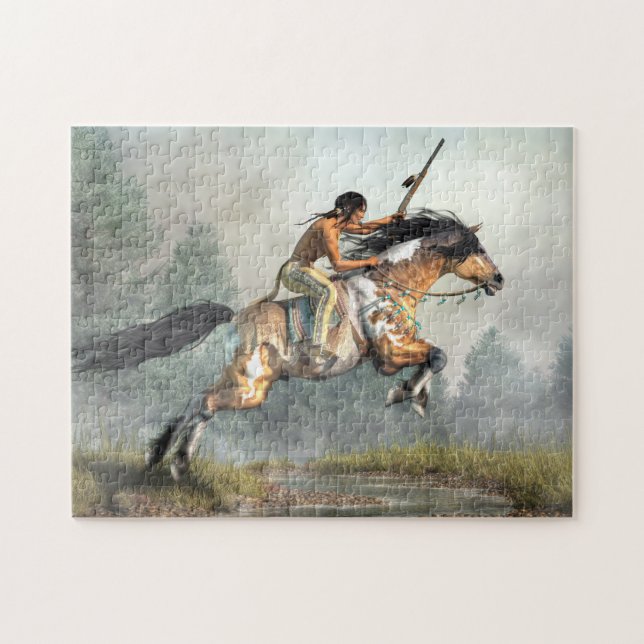 Puzzle Caballo de salto (Horizontal)