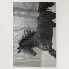 Puzzle Caballo de Stallion negro