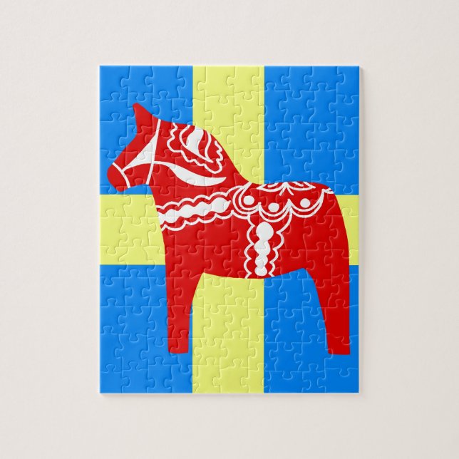 Puzzle Caballo de Suecia Dala (Vertical)