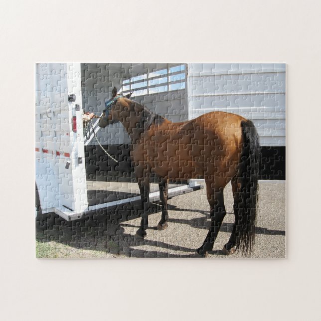 Puzzle Caballo de Tennessee y remolque del caballo que (Horizontal)