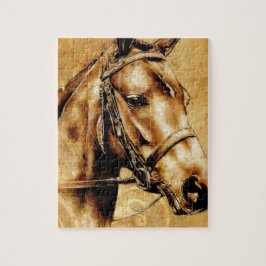 Puzzle Caballo del fineart F049 del vintage