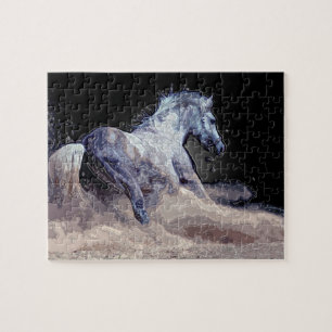 Puzzle Caballo en acción - Arte de animales