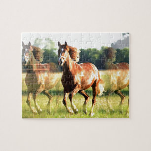 Puzzle Caballo en marcha
