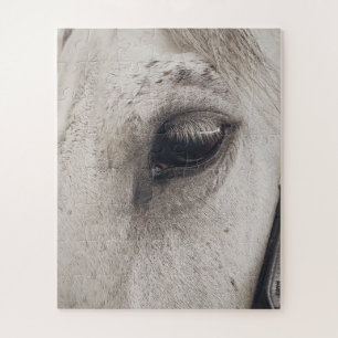 Puzzle Caballo Gray Mare, Ojo Cercano