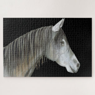Puzzle Caballo gris