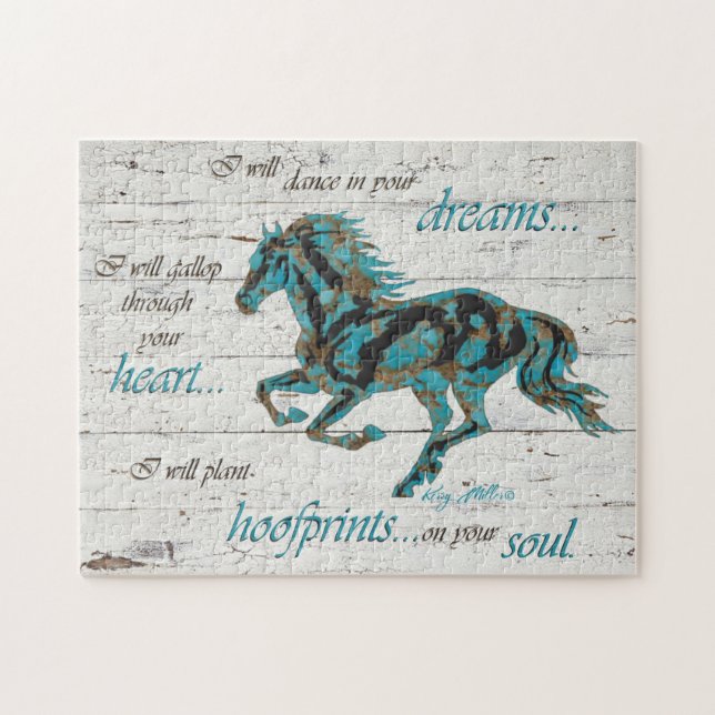 Puzzle Caballo inspirador (Horizontal)