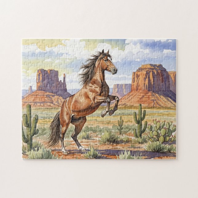 Puzzle Caballo Occidental (Horizontal)