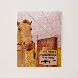 Puzzle Caballo Pink Private Property