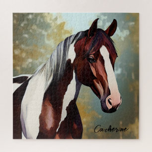 Puzzle Caballo Pintado Hermoso