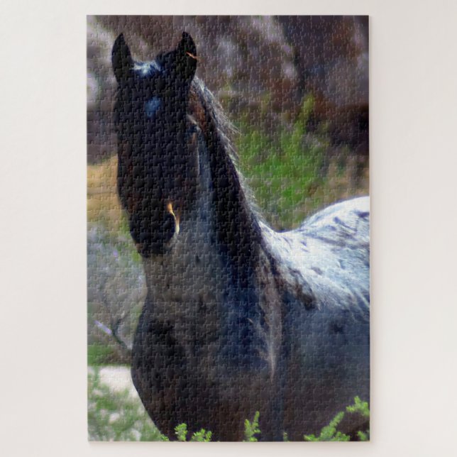 Puzzle Caballo Salvaje En Utah (Vertical)
