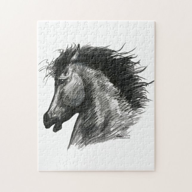 Puzzle Caballo Salvaje Ferviente (Vertical)