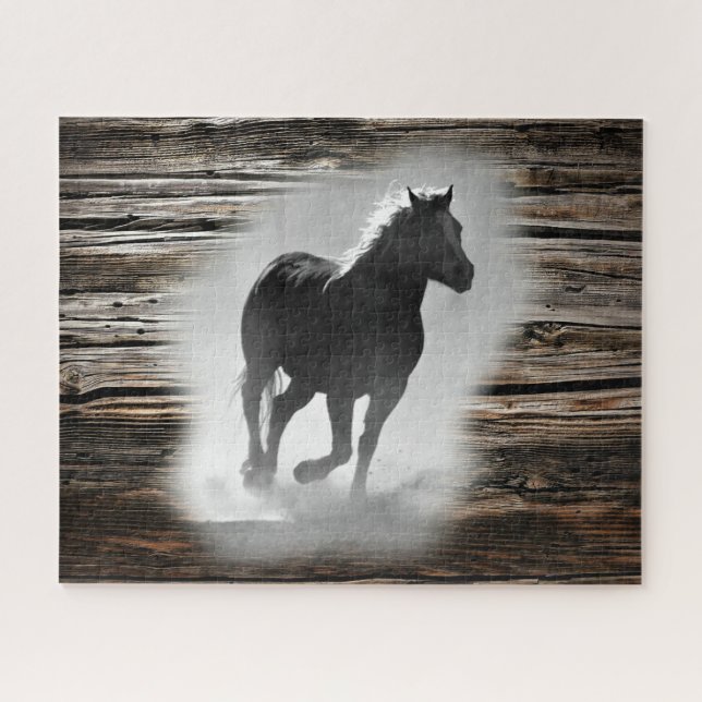 Puzzle Caballo Salvaje Galopando (Horizontal)
