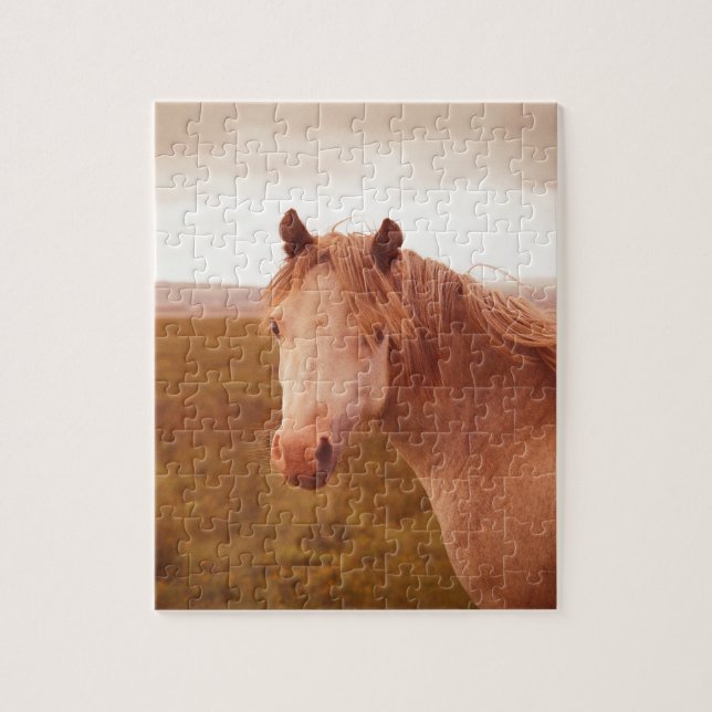 Puzzle Caballo salvaje vintage (Vertical)