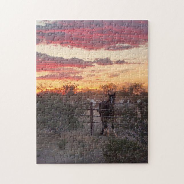 Puzzle Caballo Sunset de Arizona (Vertical)