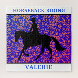 Puzzle Caballo y Bañón de equitación 676 Pieza