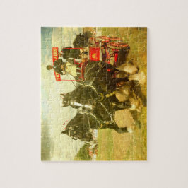 Puzzle Caballo y carro