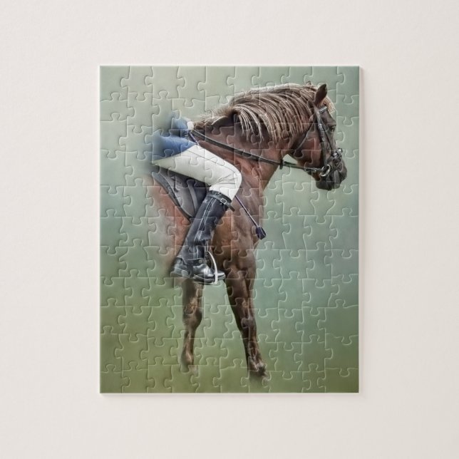 Puzzle Caballo y jinete (Vertical)
