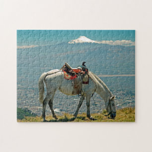 Puzzle Caballo y volcán, Quito, Ecuador