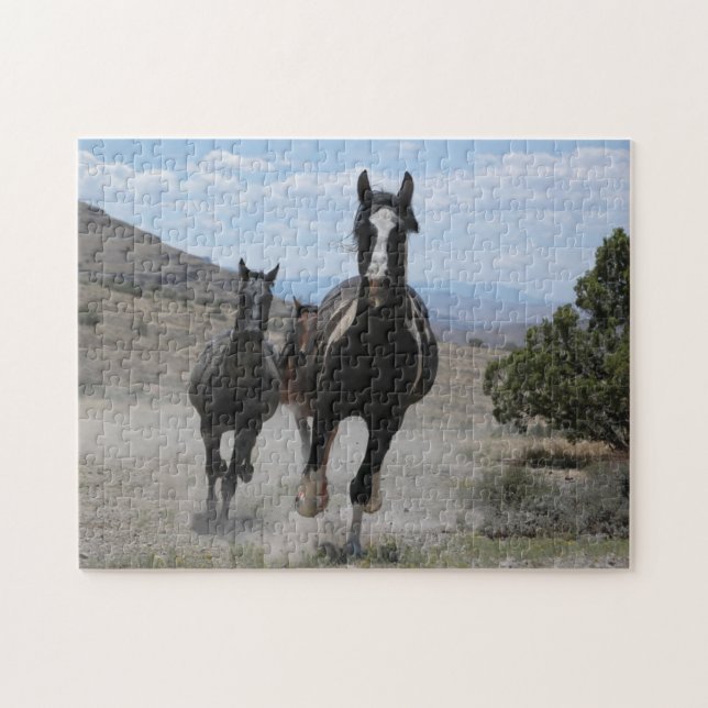 Puzzle Caballos de Galloping salvajes (Horizontal)