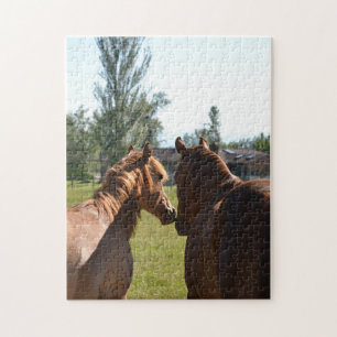 Puzzle Caballos de los mejores amigos