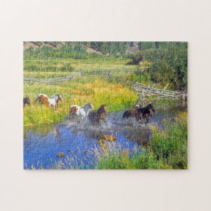 Puzzle Caballos de Montana.