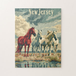 Puzzle Caballos de Nueva Jersey