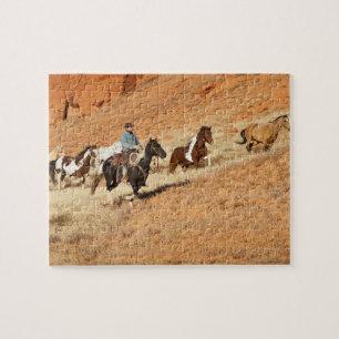 Puzzle Caballos de rebaño de vacuno
